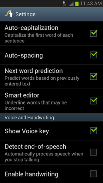 Immagine 6 per Swype Keyboard Trial