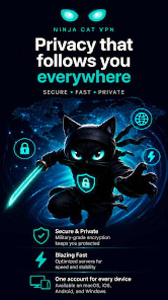 Bild 0 für Ninja Cat VPN