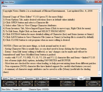 Hero Editor for Windows