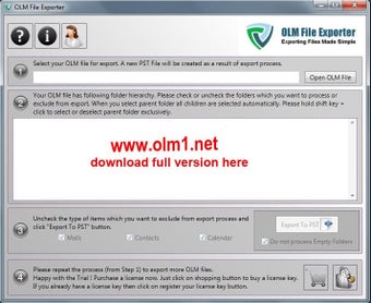 Imagen 0 para OLM File Exporter for OLM…