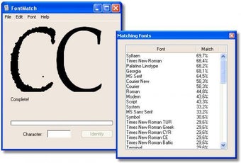 Image 0 for FontMatch