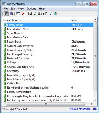 Bild 1 für BatteryInfoView