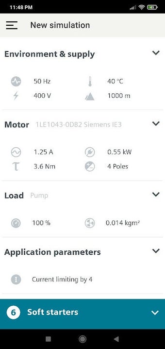 STS - Soft Starter Simulation