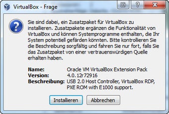 Bild 1 für VirtualBox Extension Pack