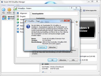 Bild 0 für VirtualBox Extension Pack