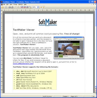 Image 0 for TextMaker Viewer