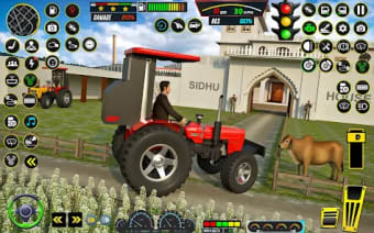 Tractor simulator farm sim 3d