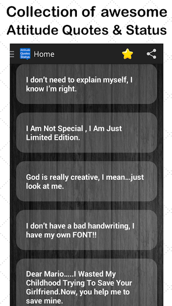 Image 0 pour Attitude Quotes,Status me…