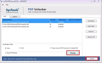 Imagen 1 para PDF Unlocker