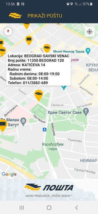 Obraz 0 dla Pošta Srbije