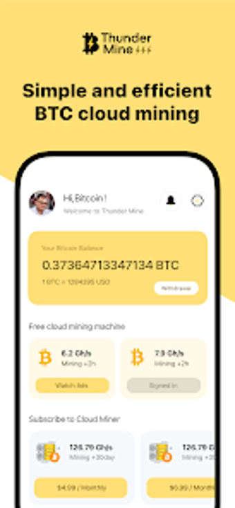 Bild 0 für Thunder Mine CLoud Mining
