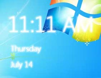 Bild 3 für Windows 8 Desktop Clock