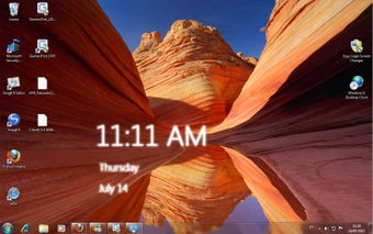 Image 1 for Windows 8 Desktop Clock