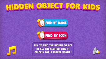 Hidden Objects for Preschool Kids and Toddlers.