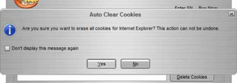 Image 0 for Auto Clear Cookies