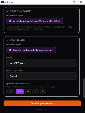 Bild 0 für AI Treat Desktop