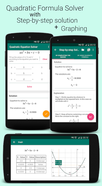 Quadratic Equation Solver PRO