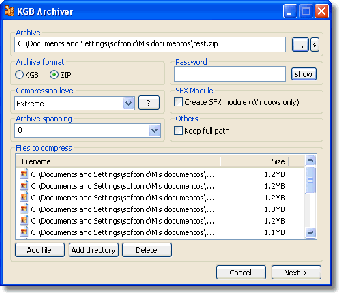 KGB Archiver