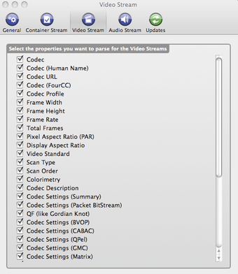 Imagen 5 para MediaInfo Mac
