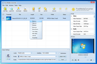 Image 1 pour Free Media Converter