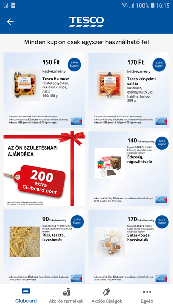 Immagine 1 per Clubcard Tesco Hungary