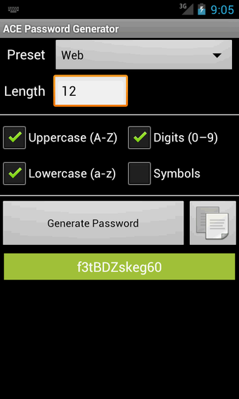 Bild 0 für ACE Password Generator