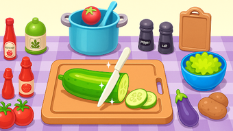 Bild 0 für Me vs my Mom cooking game…