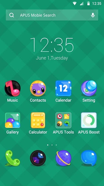 Candy Stars theme for APU…的第0张图片