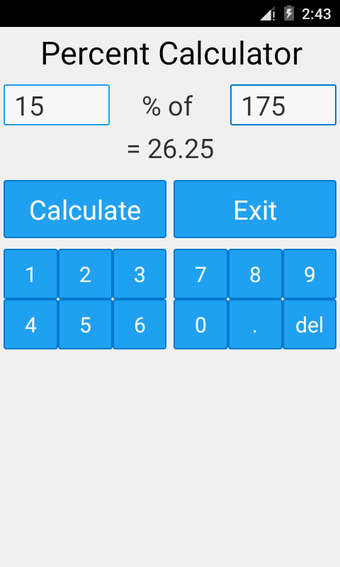 Percent Calculator