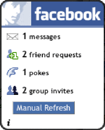 Facebook Dashboard Widget