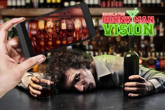 Immagine 0 per Vision drunk man - prank …