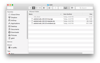 Bild 2 für Android SDK for Mac