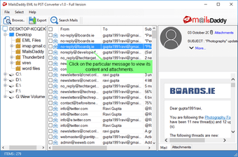 Imagen 0 para MailsDaddy EML to PST Con…