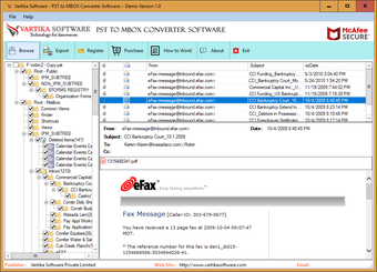 Immagine 0 per Vartika PST to MBOX Conve…