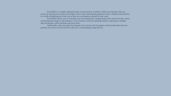 Image 1 for FocusWriter