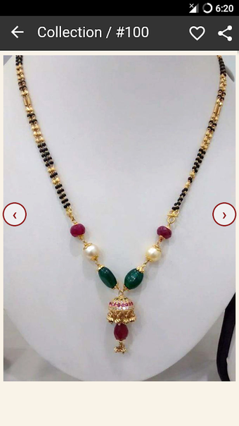 Obraz 0 dla Simple Mangalsutra Design…