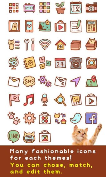 Cute wallpaper-Playful Cat-