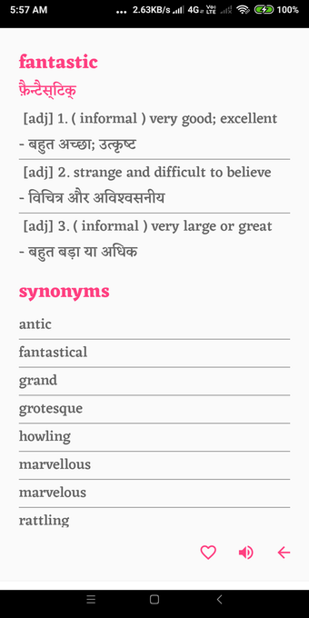 Image 3 pour English to Hindi Dictiona…