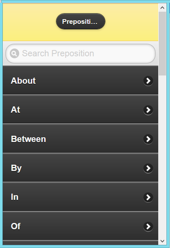 Image 0 pour Preposition(Grammar) in B…