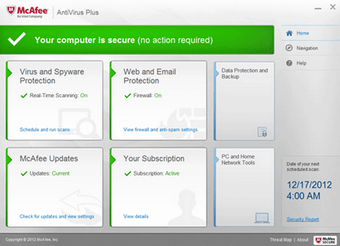 McAfee AntiVirus Plus的第4张图片