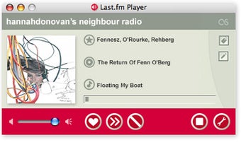 Last.fm player