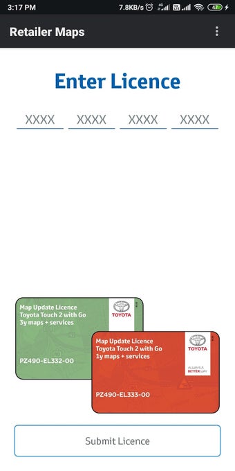 Toyota Lexus QRcode Map Update