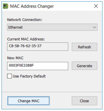 MAC Address Changer的第0张图片
