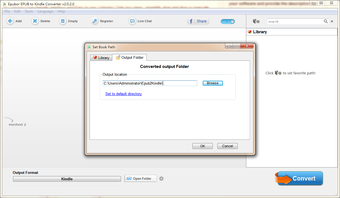 Immagine 0 per ePub to Mobi Converter