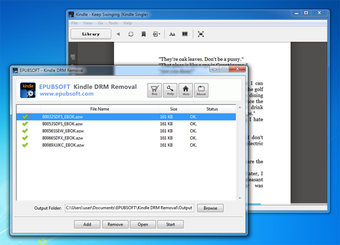 Epubsoft Kindle DRM Removal