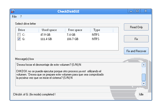 Imagen 1 para CheckDiskGUI