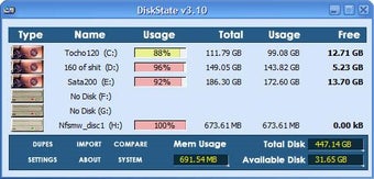 Download DiskState for Windows