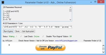 Parameter Finder