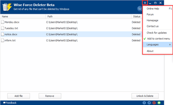 Bild 1 für Wise Force Deleter