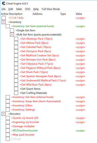 AC Odyssey Inventory Editor